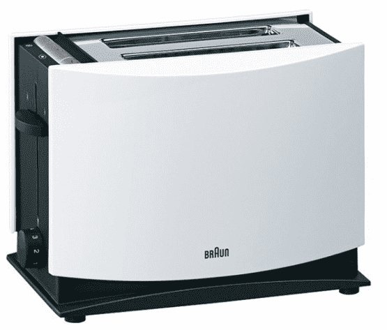 Тостер BRAUN HT400WH 1080Вт белый, Германия